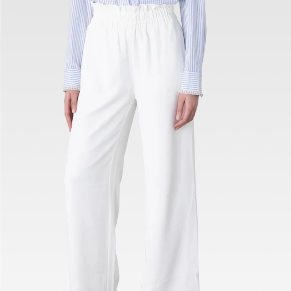 GENERATION LOVE THERESA WHITE STRAIGHT LEG PANTS NWOT